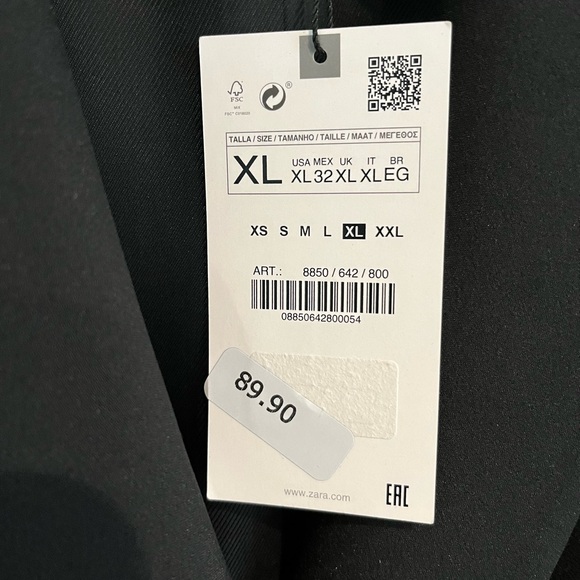 Zara Black Women’s Blazer - Picture 3 of 9